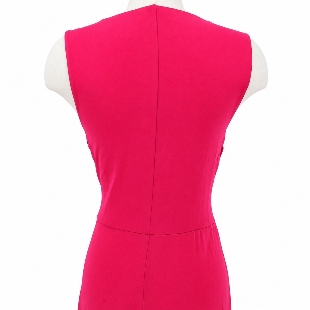Rosetta Getty x RTR Cut Out Twist Front Dress Size M Red Midi Dress GUC - Picture 6 of 8